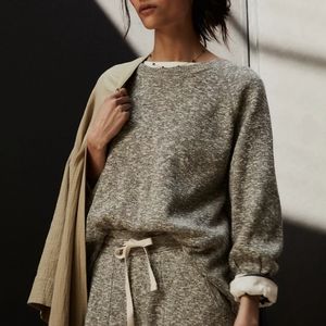 NWT Madewell Telluride Pullover Sweater in Marled Storm XXL